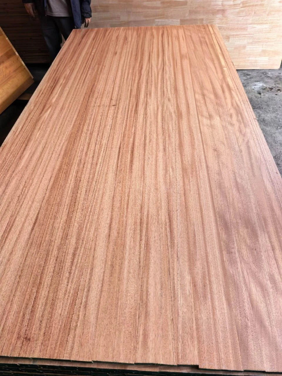 Okoume Hardwood Solid Timber Boards high quality